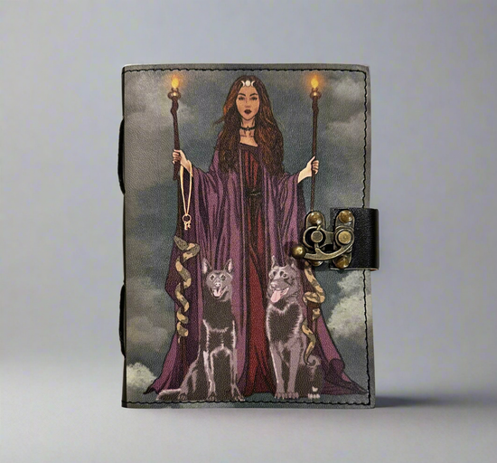 Goddess Hekate Journal - Rustic & 2 inches thick!