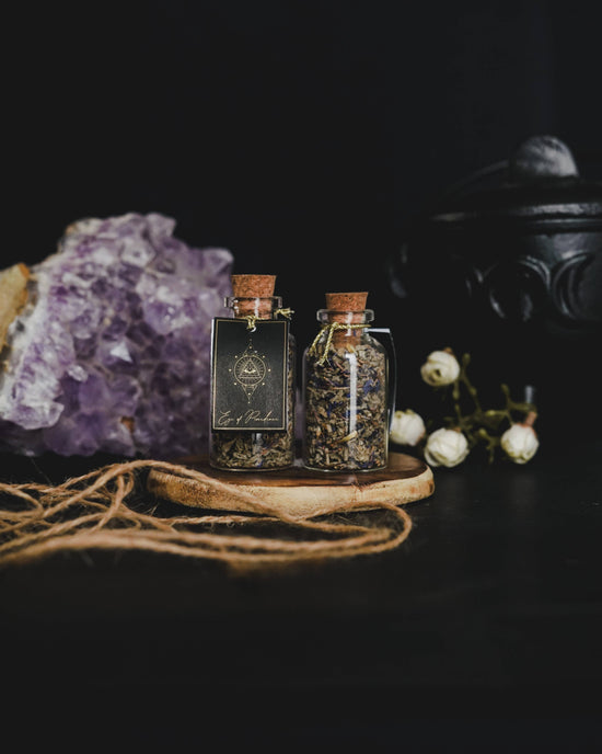 Mystical Smudge Resin in a Magical Glass Vial with Cork Top