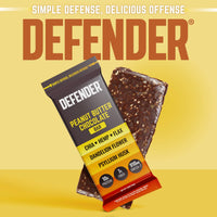 Peanut Butter Chocolate Defender Bar (Chia, Hemp, Flax, Dandelion Flower, Psyllium Husk)