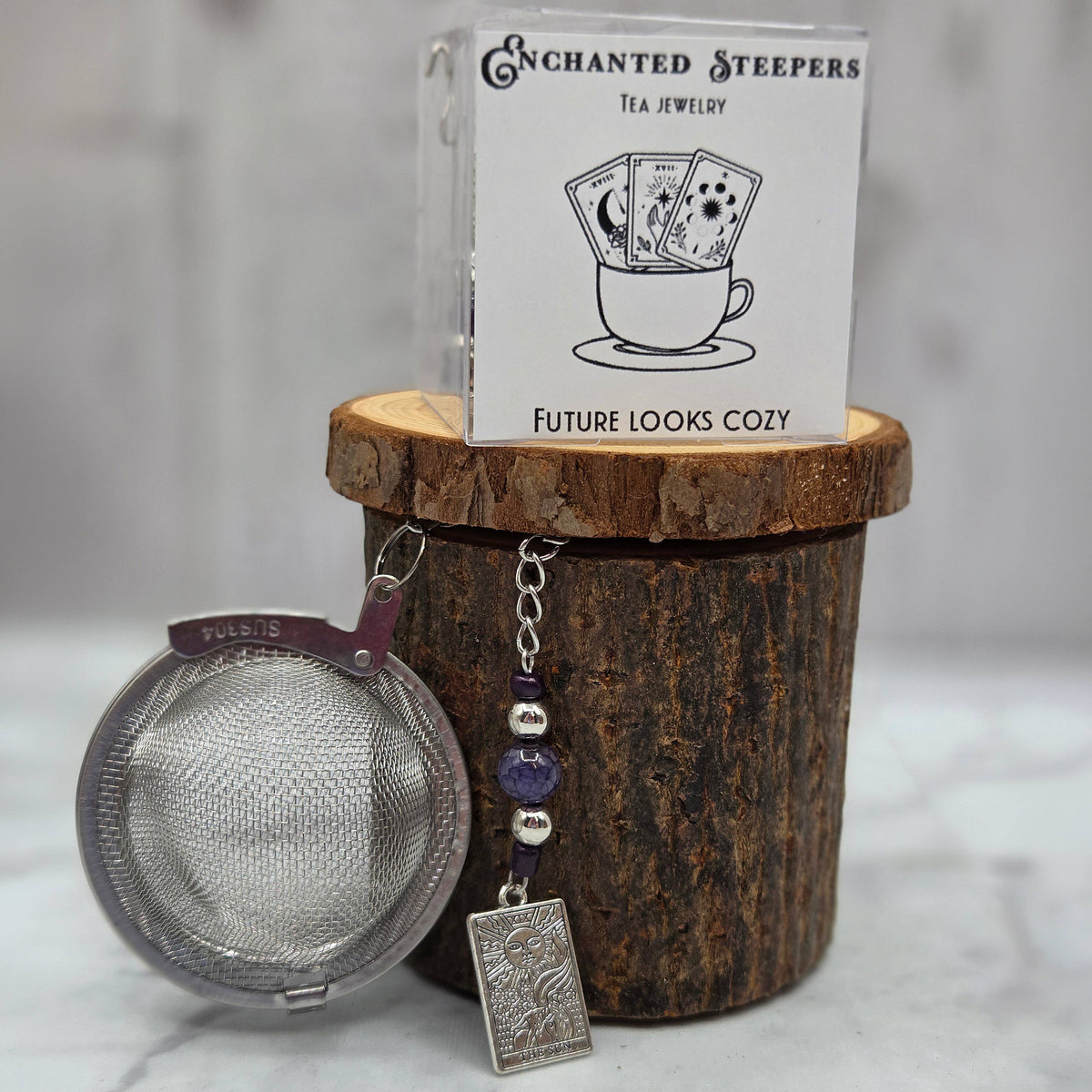Enchanted Steepers Tea Infuser - Tarot - "Future Looks Cozy"