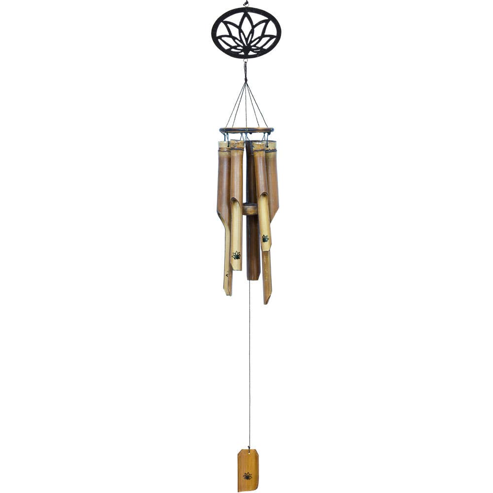 Lotus Bamboo Wind Chime