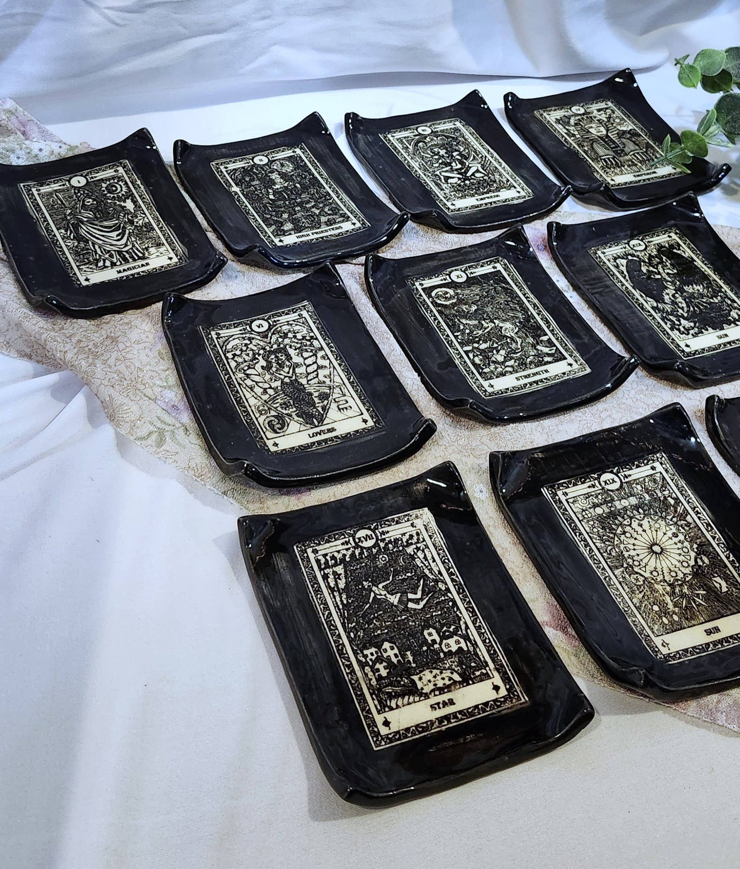 Tarot Card Ceramic Trinket Dish