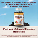 Valerian Root & Chamomile Gummies - 6000 MG Herbal Blend (60 gummies)