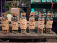 Mini Glass Herb Jar with Dried Herbs (15 ml)