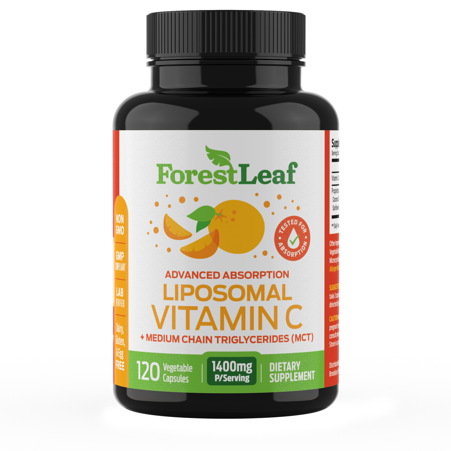 Vitamin C with Liposomal technology for max absorption (120 capsules)