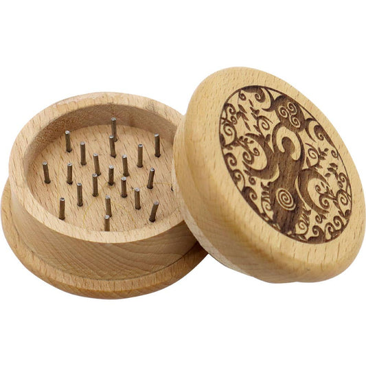 Goddess Wood Herb Grinder