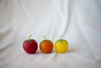 Cherry Tomato Candles! You'll want to eat them, but don't! Cast from real cherry tomatoes!