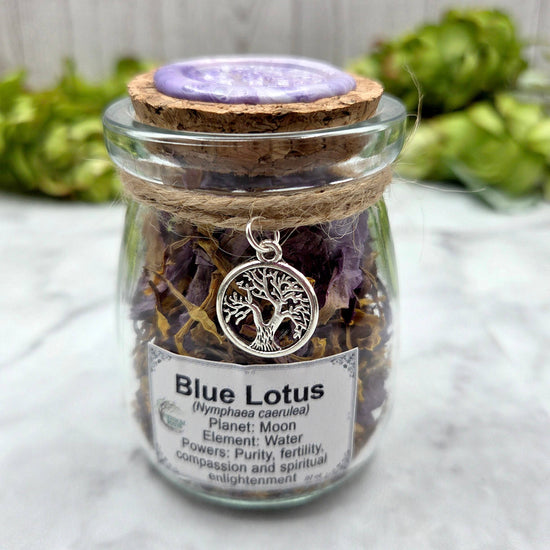Blue Lotus Apothecary Herb Jar