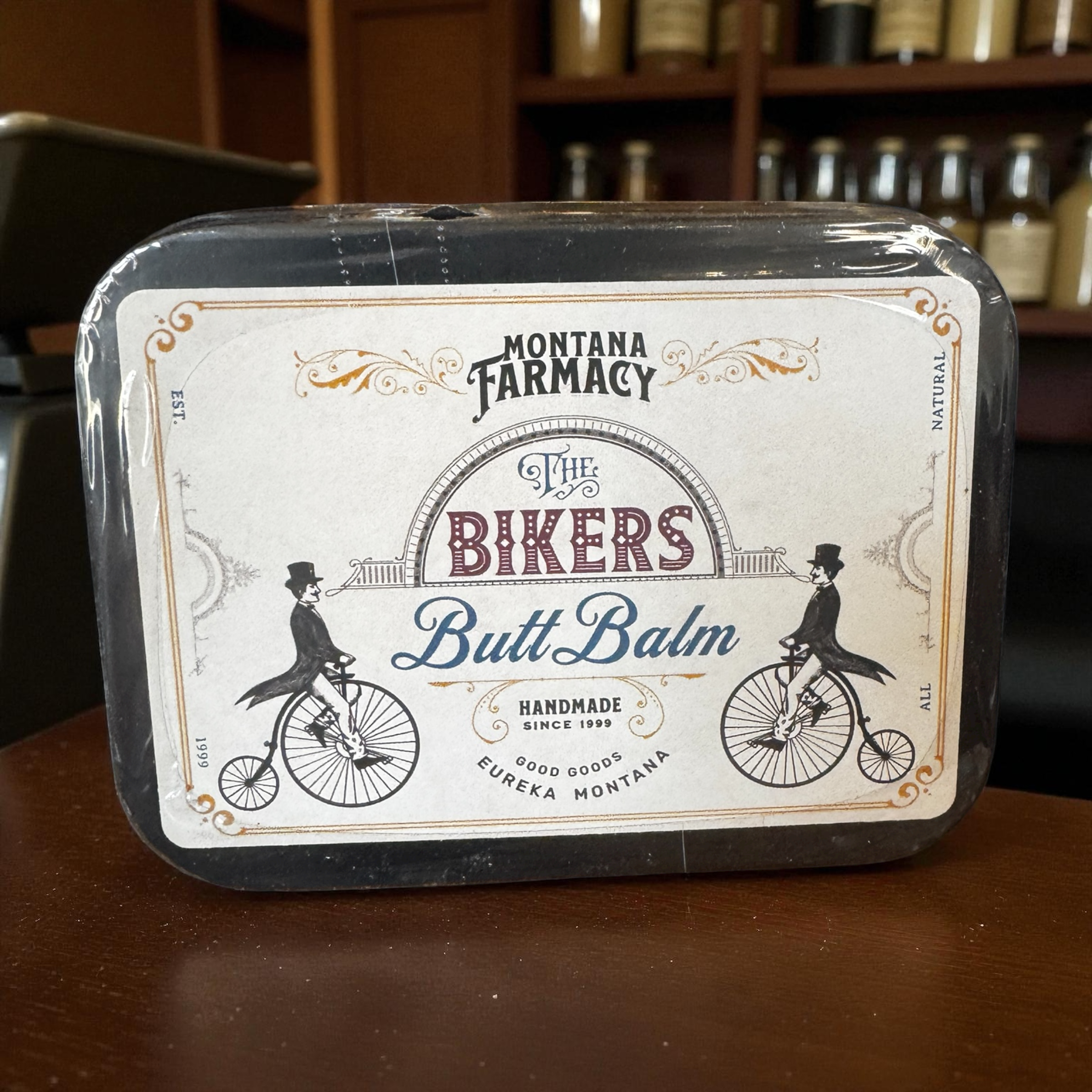 Old Fashioned Bikers Butt Balm Biking