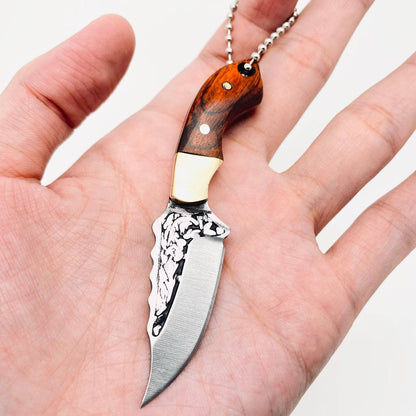 Wooden Handle Mini Stainless Steel Knife