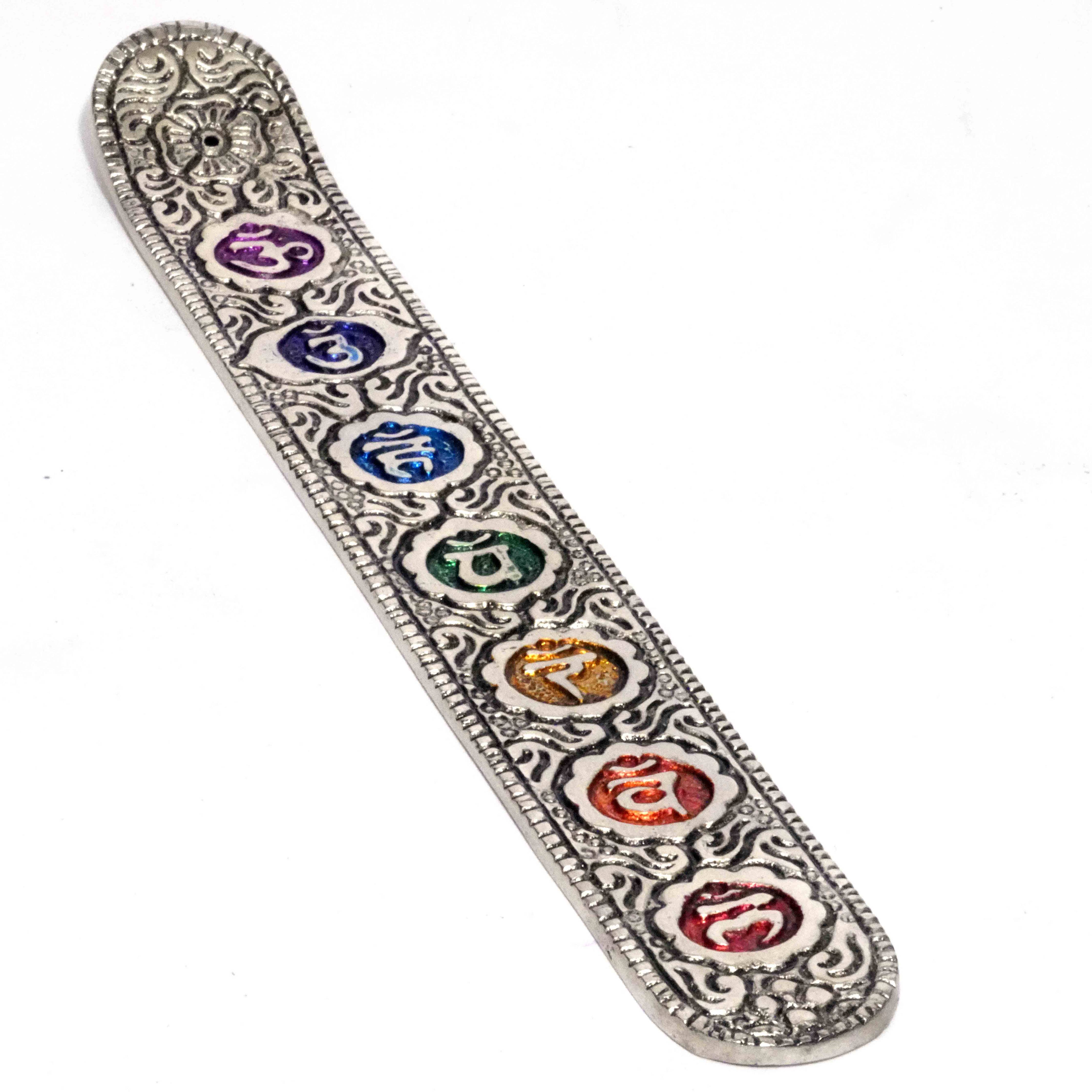 Chankra Incense Burner (Metal, Can be used with stick incense and rolled incense)