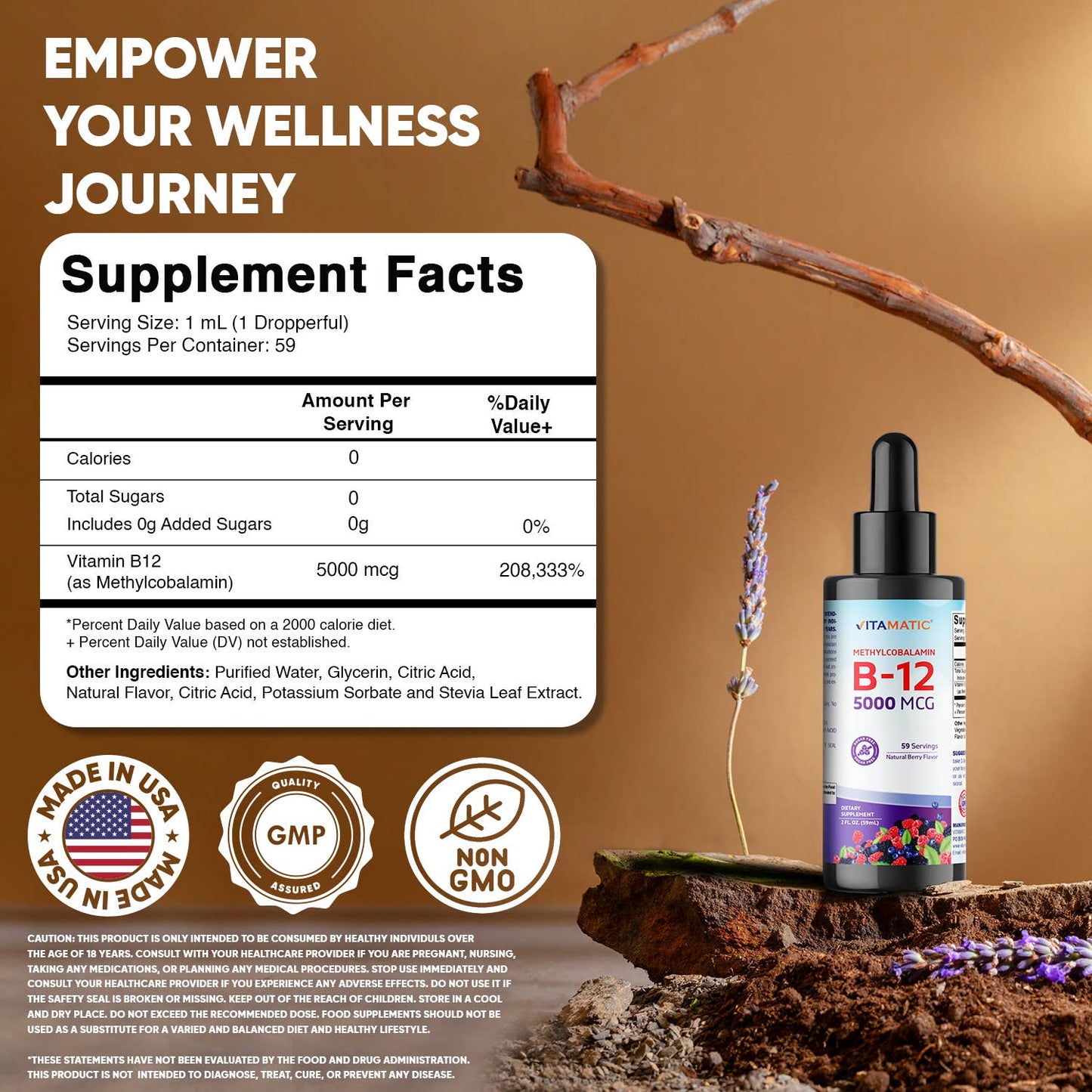 Liquid B12 - 5000 mcg (2oz)