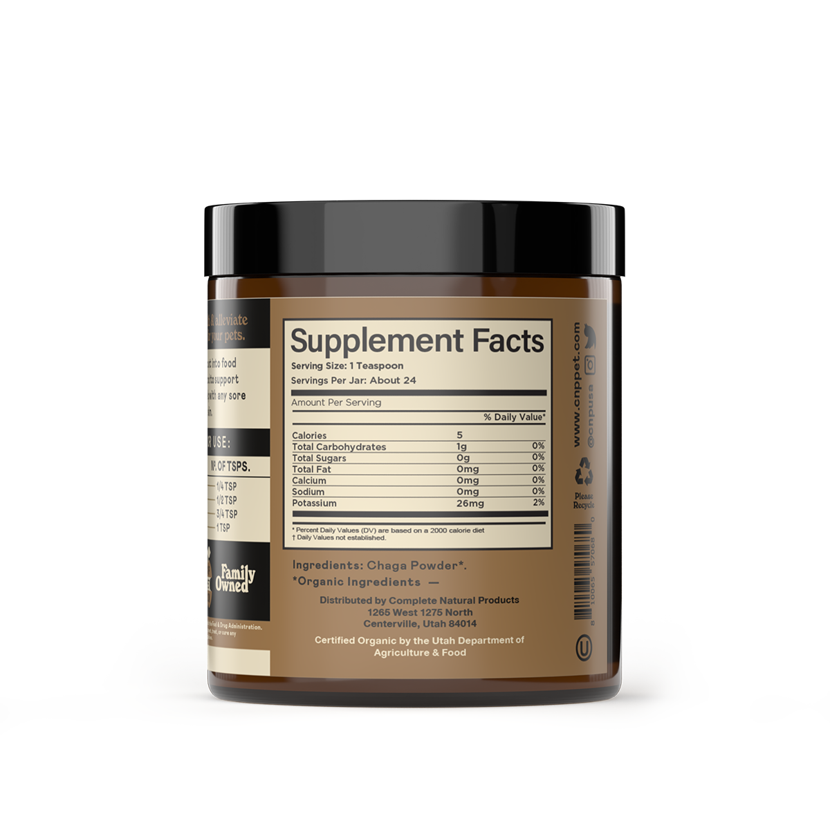 Organic Chaga Mushroom Powder