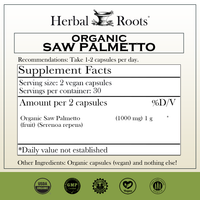 Saw Palmetto Capsules (Organic)