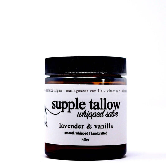 Tallow Whipped Salve with Lavender & Vanilla