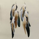 Extra LONG Feather Earrings