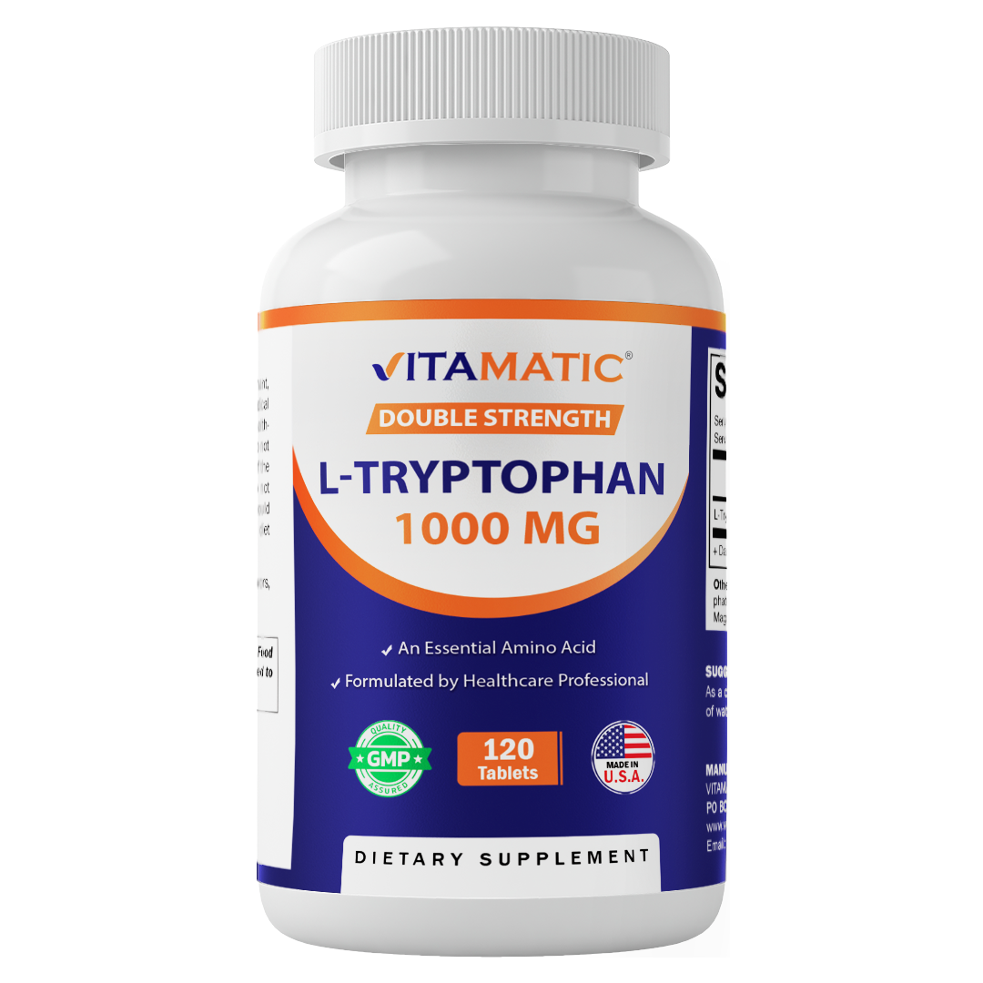 L-Tryptophan 1000mg (120 Tablets)