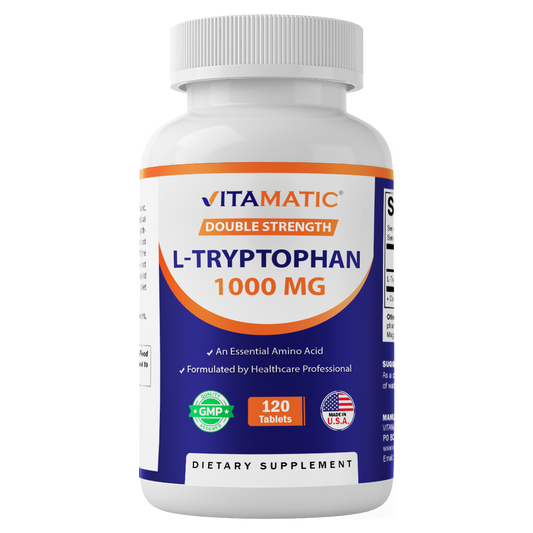 L-Tryptophan 1000mg (120 Tablets)