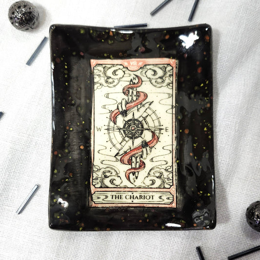 Tarot Card Ceramic Trinket Dish