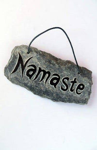 Namaste Hand-carved Slate