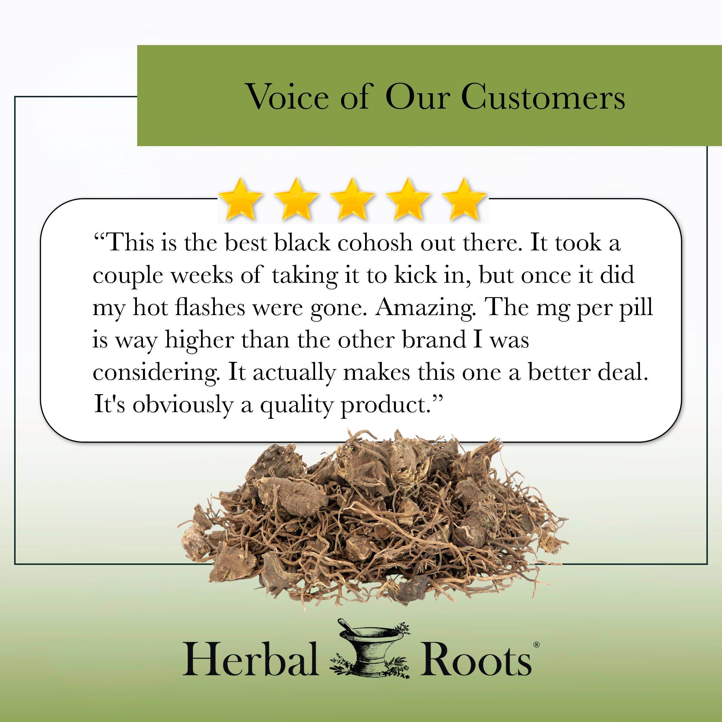 Black Cohosh Root Capsules (Organic)