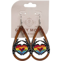 I Heart Me - Wooden Earrings