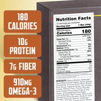 Peanut Butter Chocolate Defender Bar (Chia, Hemp, Flax, Dandelion Flower, Psyllium Husk)