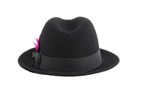 Trilby Black Hat