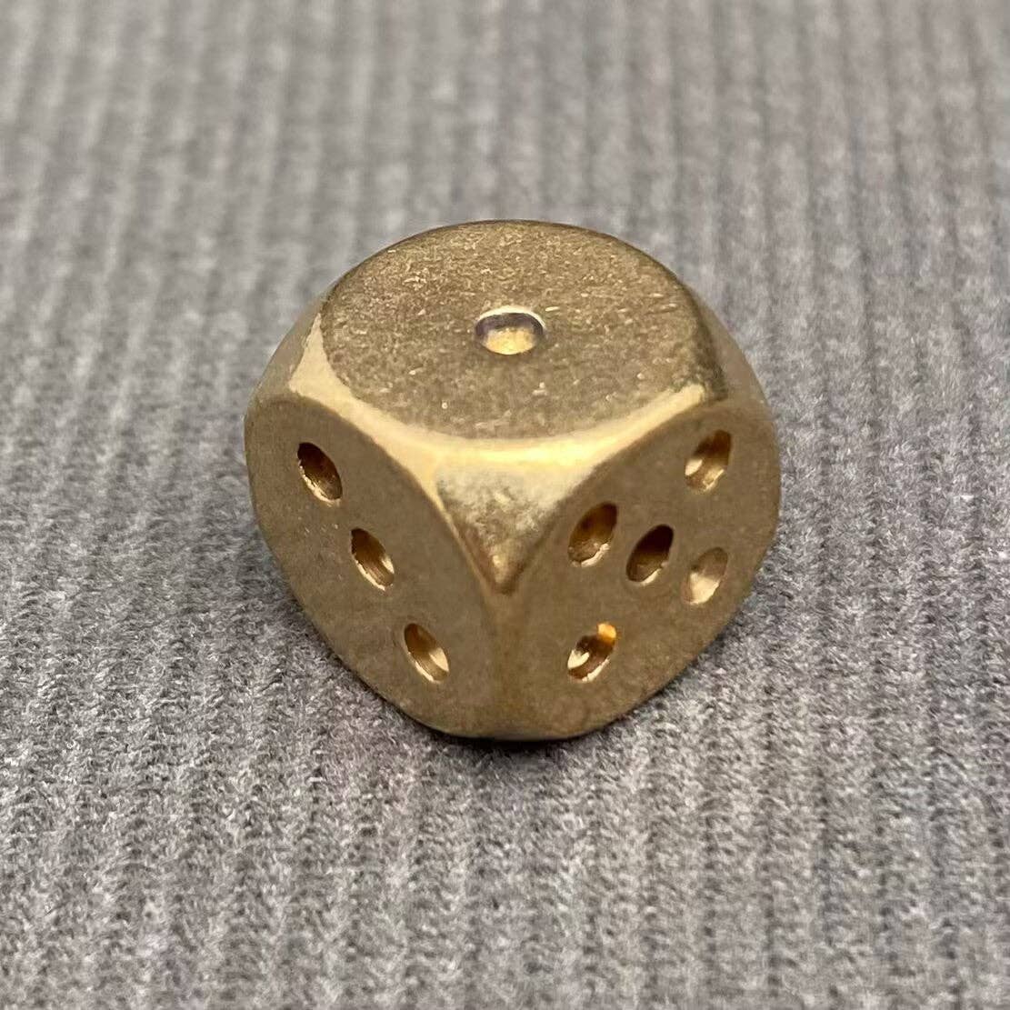 Set of Brass Dice