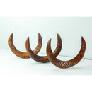 Crescent Moon Wooden Hair Stick