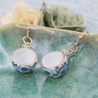 Ceramic Tea Cup Earrings