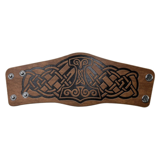 Viking Leather Cuff Bracelet