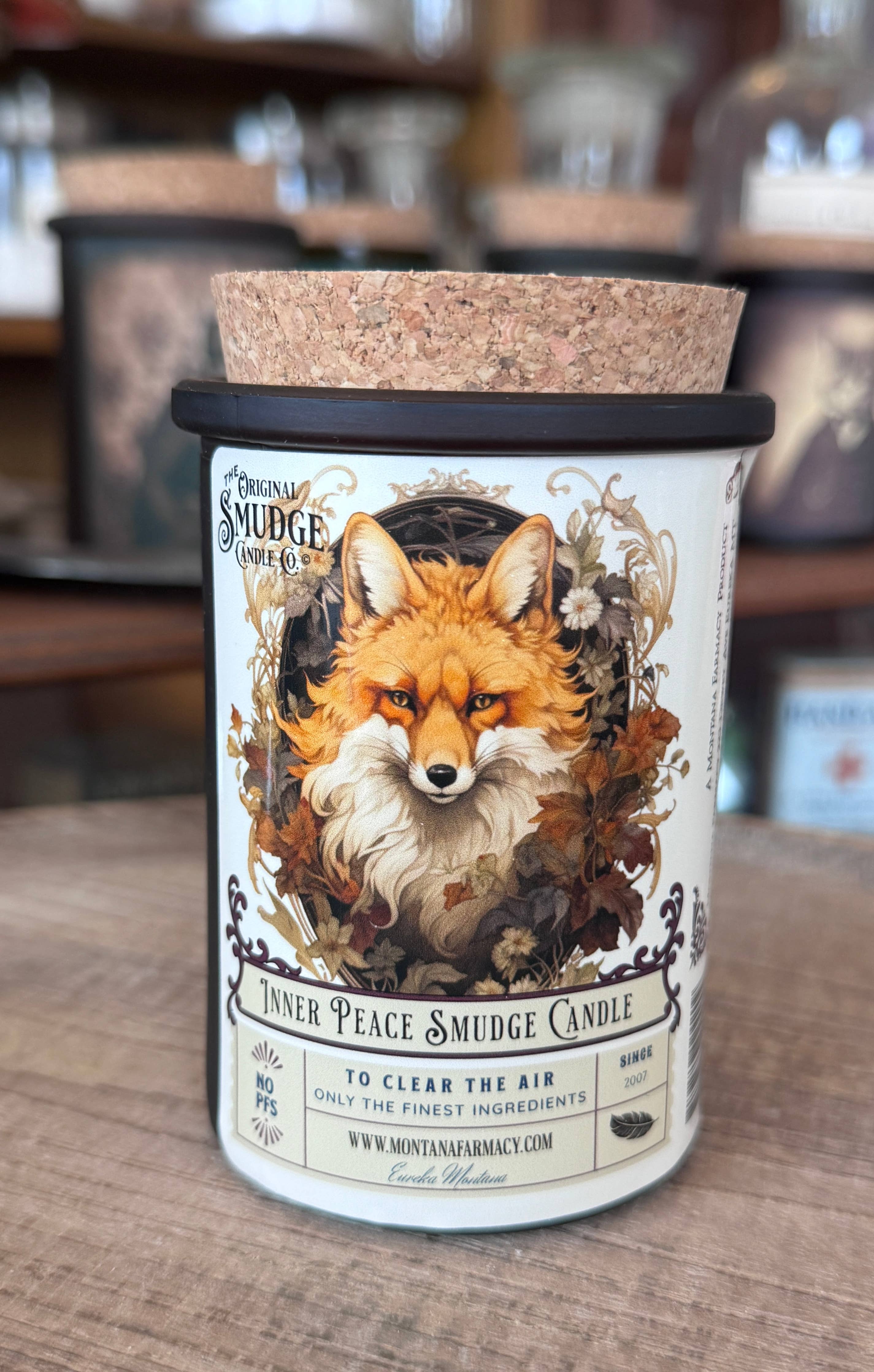 Fox Inner Peace Smudge Candle