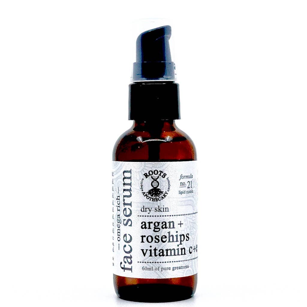 Face serum. Argan, Rosehips, Vitamin C, Vitamin E