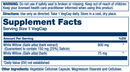 White Willow Bark Extract 600mg