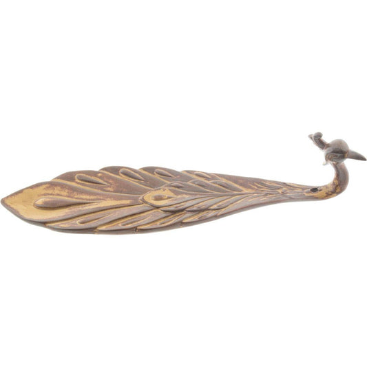 Ceramic Peacock Incense Holder