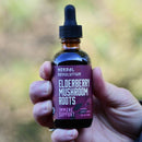Elderberry + Mushroom: Daily Immune Support Elixir (Organic) - 2 oz