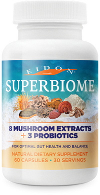 SuperBiome Mushroom Probiotic Capsules