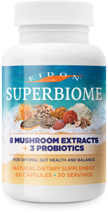 SuperBiome Mushroom Probiotic Capsules