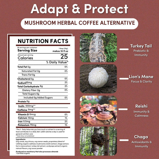 Organic Coffee Alternative Miraculous Mushrooms 10oz