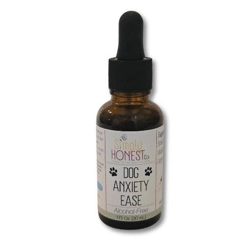 Dog Anxiety Ease Drops for Fireworks, Storms, Grooming, Travel (1 oz)