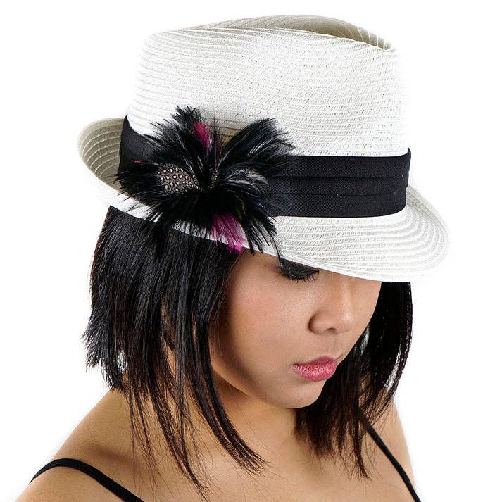 Feather Corsage with clip