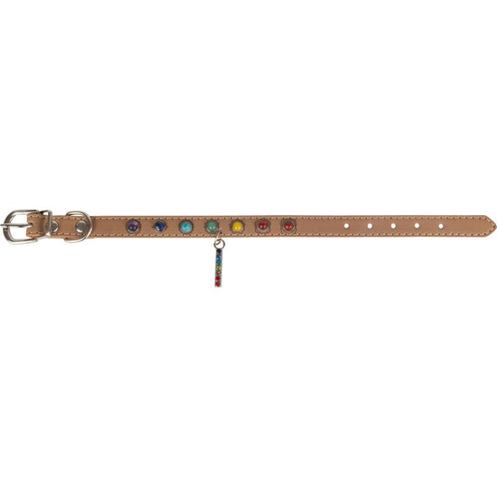 Vegan Leather Cat/Dog Collar - 7 Chakras - Small