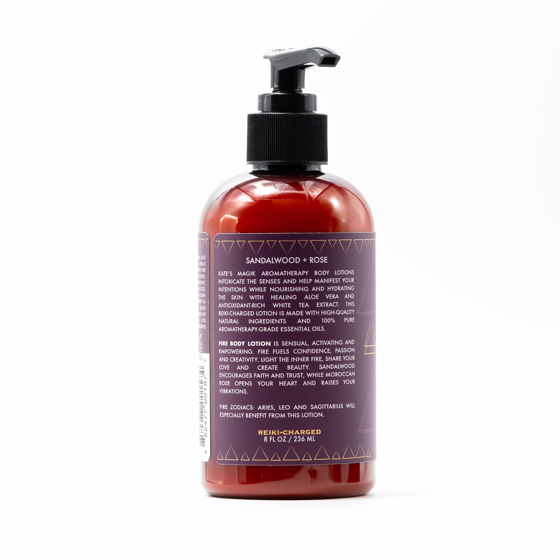 FIRE - Aromatherapy Body Lotion (Sandalwood & Rose)