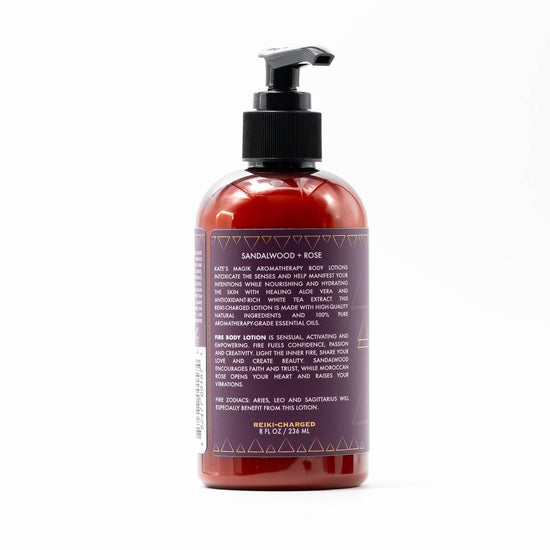FIRE - Aromatherapy Body Lotion (Sandalwood & Rose)