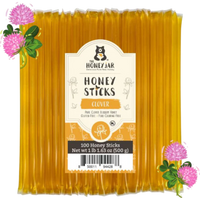 The Honey Jar Clover Honey Sticks
