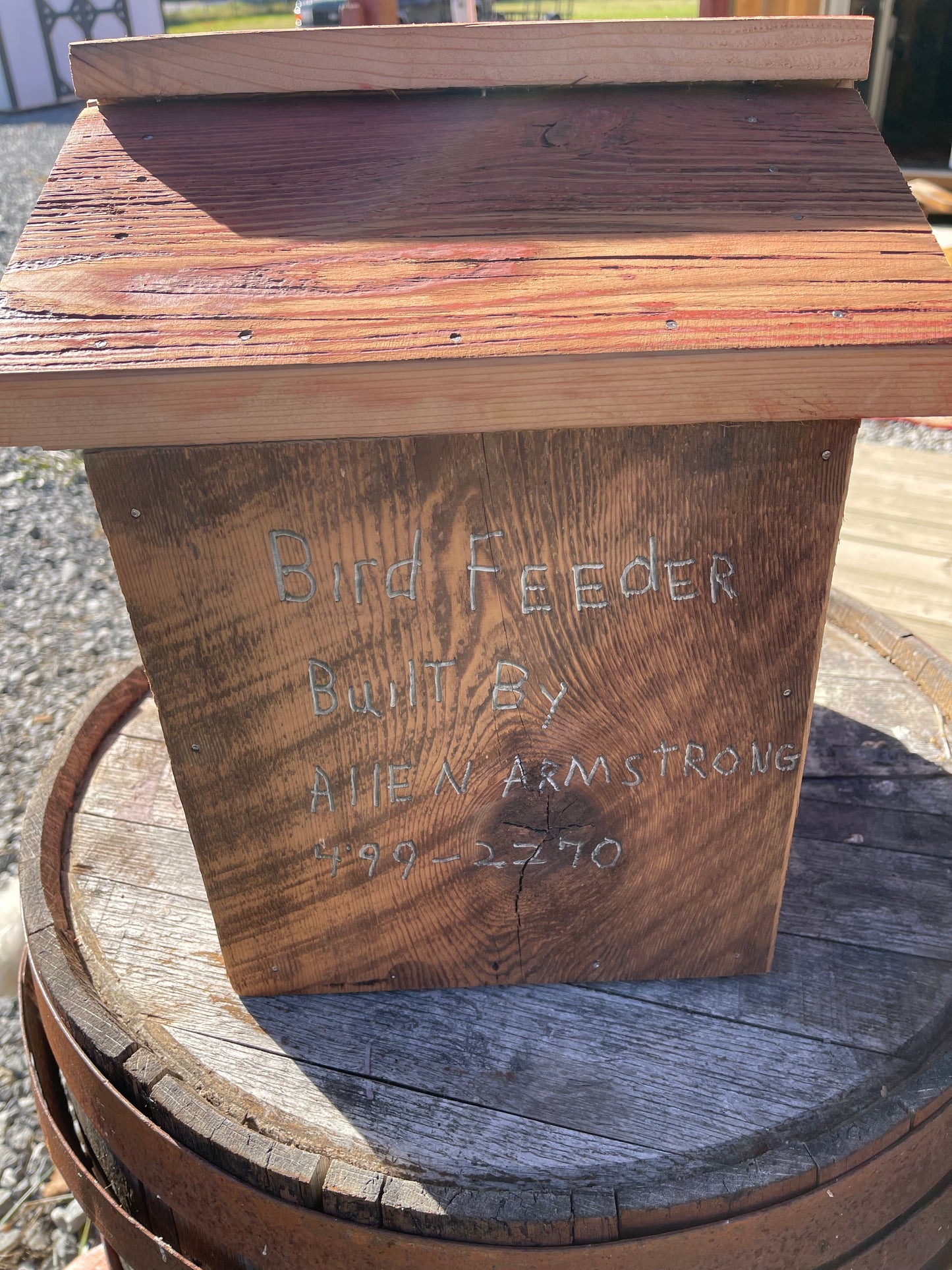 Handmade Birdhouse made in Mill Gap, Virginia