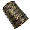Goddess Cuff Bracelet in Antique-Style Bronze