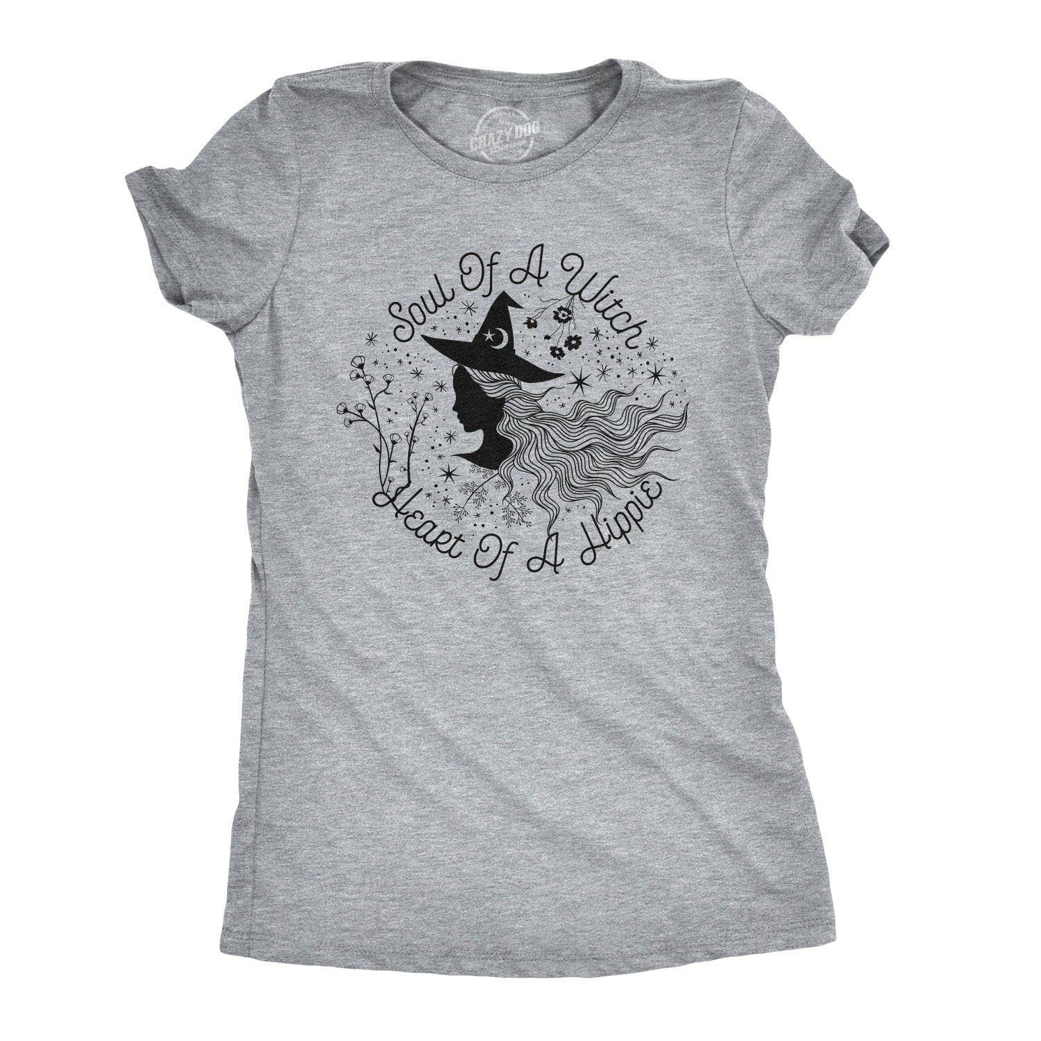 Soul Of A Witch Heart Of A Hippie Women's Tshirt