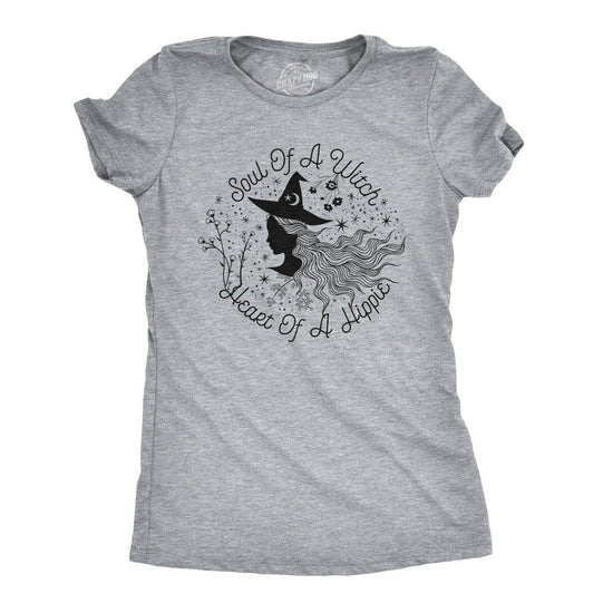 Soul Of A Witch Heart Of A Hippie Women's Tshirt